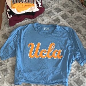 UCLA crop tee